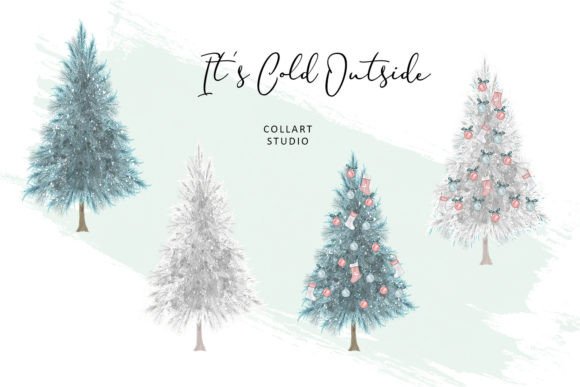 Christmas Illustrations, Tree, Decor Review