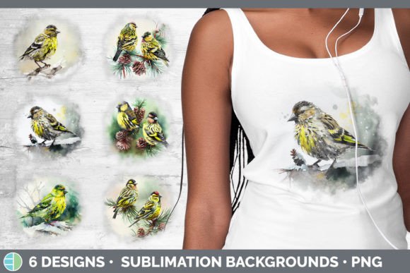 Christmas Siskin Grunge Sub: A Review of Illustrations