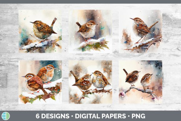 Christmas Wren Backgrounds: Festive Illustrations Review