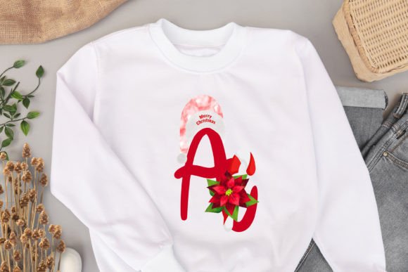 Merry Christmas Alphabet Sublimation: Festive Illustrations