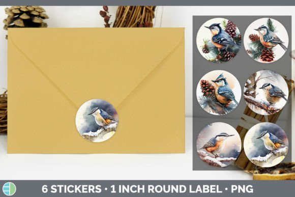 Nuthatch Christmas Stickers: A Designer's Review