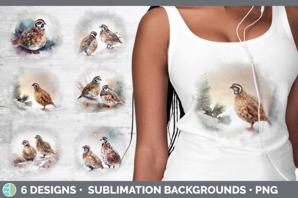 Review: Christmas Quail Background Grunge Subl Design