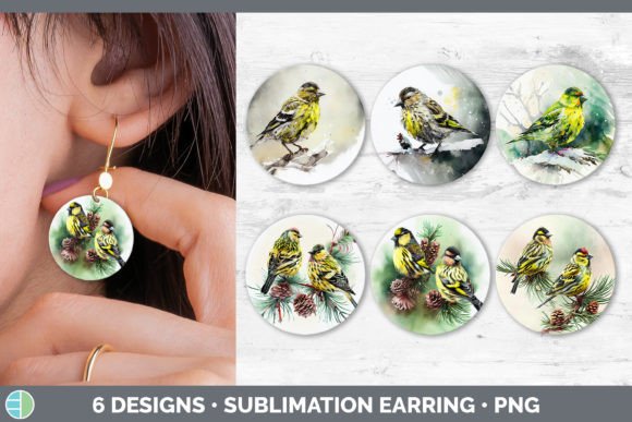 Review: Christmas Siskin Round Earring Sublima Design