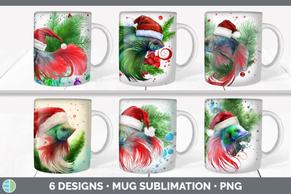 Santa Beta Fish Mug: Festive Illustrations Review